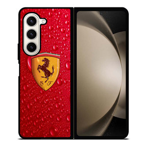 FERRARI DROP WATER RED Samsung Galaxy Z Fold 5 Case Cover FERRARI DROP WATER RED Samsung Galaxy Z Fold 5 Case Cover