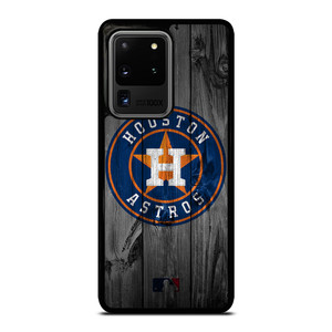 HOUSTON ASTROS BASEBALL MLB WOOD LOGO Samsung Galaxy S20 Ultra Case Cover