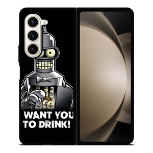 FUTURAMA BENDER QUOTE Samsung Galaxy Z Fold 5 Case Cover FUTURAMA BENDER QUOTE Samsung Galaxy Z Fold 5 Case Cover