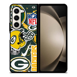 GREEN BAY PACKERS NFL STICKER BOMB Samsung Galaxy Z Fold 5 Case Cover GREEN BAY PACKERS NFL STICKER BOMB Samsung Galaxy Z Fold 5 Case Cover
