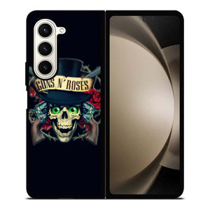 GUNS N ROSES SKULL LOGO Samsung Galaxy Z Fold 5 Case Cover GUNS N ROSES SKULL LOGO Samsung Galaxy Z Fold 5 Case Cover