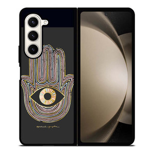HAMSA EVIL EYE HAND OF FATIMA LOGO Samsung Galaxy Z Fold 5 Case Cover
