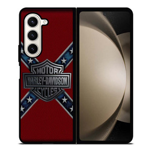 HARLEY DAVIDSON FLAG CARBON Samsung Galaxy Z Fold 5 Case Cover HARLEY DAVIDSON FLAG CARBON Samsung Galaxy Z Fold 5 Case Cover