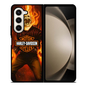 HARLEY DAVIDSON GHOST RIDER Samsung Galaxy Z Fold 5 Case Cover HARLEY DAVIDSON GHOST RIDER Samsung Galaxy Z Fold 5 Case Cover