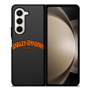 HARLEY DAVIDSON MOTOR CO CARBON Samsung Galaxy Z Fold 5 Case Cover