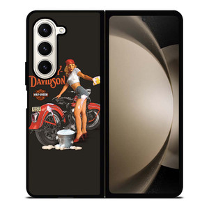 HARLEY DAVIDSON SEXY GIRL Samsung Galaxy Z Fold 5 Case Cover