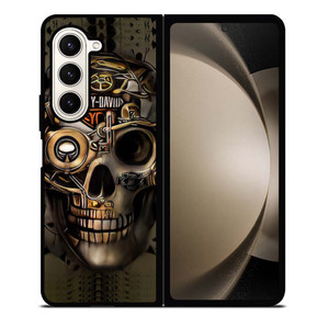 HARLEY DAVIDSON SKULL ROBOT Samsung Galaxy Z Fold 5 Case Cover