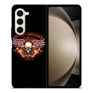 HARLEY DAVIDSON WING SKULL LOGO Samsung Galaxy Z Fold 5 Case Cover