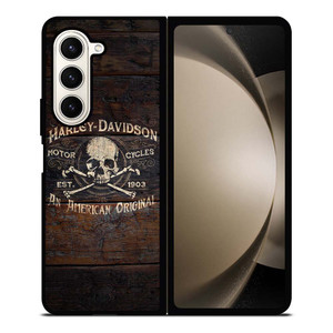 HARLEY RIDE WOOD Samsung Galaxy Z Fold 5 Case Cover