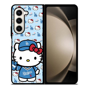 HELLO KITTY DODGERS COLLAGE Samsung Galaxy Z Fold 5 Case Cover