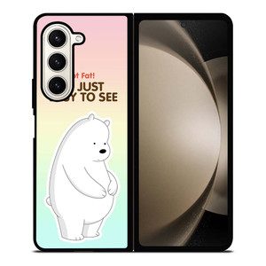 ICE BEAR WE BARE BEARS CARTOON Samsung Galaxy Z Fold 5 Case Cover ICE BEAR WE BARE BEARS CARTOON Samsung Galaxy Z Fold 5 Case Cover