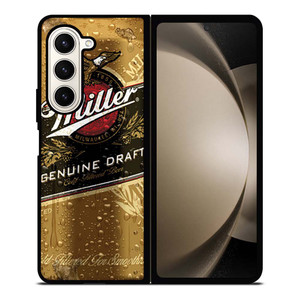 ICED MILLER GENUINE DRAFT BEER CAN Samsung Galaxy Z Fold 5 Case Cover