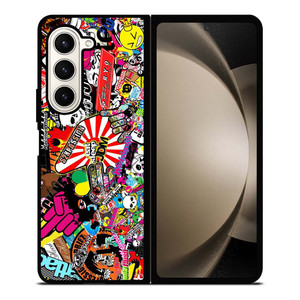 JDM STICKER BOMB COLLAGE Samsung Galaxy Z Fold 5 Case Cover