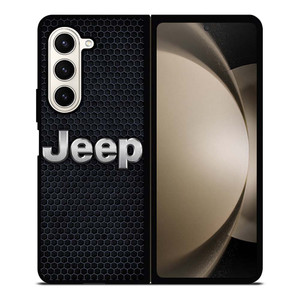 JEEP BLACK METAL LOGO Samsung Galaxy Z Fold 5 Case Cover JEEP BLACK METAL LOGO Samsung Galaxy Z Fold 5 Case Cover