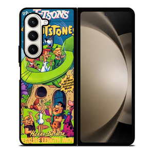 JETSONS MEET FLINTSTONES CARTOON 2 Samsung Galaxy Z Fold 5 Case Cover JETSONS MEET FLINTSTONES CARTOON 2 Samsung Galaxy Z Fold 5 Case Cover