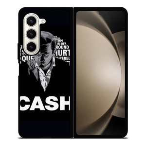 JOHNNY CASH MIDDLE CLIPART Samsung Galaxy Z Fold 5 Case Cover