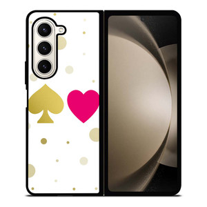 KATE SPADE AND HEART NEW YORK LOGO Samsung Galaxy Z Fold 5 Case Cover KATE SPADE AND HEART NEW YORK LOGO Samsung Galaxy Z Fold 5 Case Cover