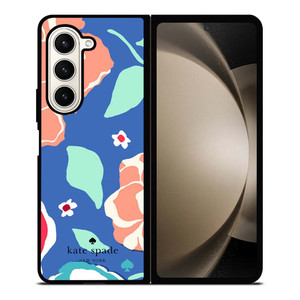 KATE SPADE NEW YORK BLUE FLORAL Samsung Galaxy Z Fold 5 Case Cover
