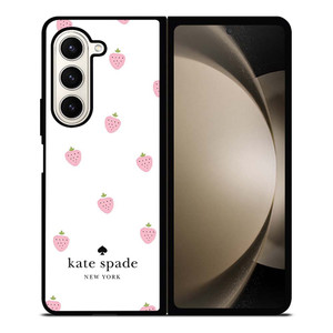 KATE SPADE NEW YORK PINK STRAWBERRY Samsung Galaxy Z Fold 5 Case Cover KATE SPADE NEW YORK PINK STRAWBERRY Samsung Galaxy Z Fold 5 Case Cover