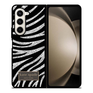 KATE SPADE NEW YORK ZEBRA PATTERN Samsung Galaxy Z Fold 5 Case Cover