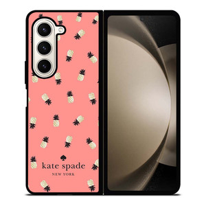 KATE SPADE PINK PINEAPPLE Samsung Galaxy Z Fold 5 Case Cover KATE SPADE PINK PINEAPPLE Samsung Galaxy Z Fold 5 Case Cover