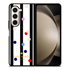 KATE SPADE STRIPE POLKADOTS Samsung Galaxy Z Fold 5 Case Cover