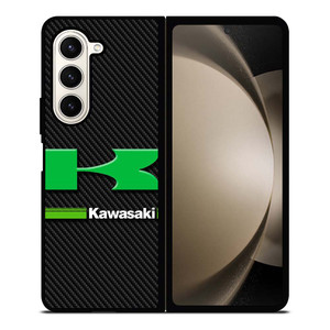 KAWASAKI LOGO CARBOON Samsung Galaxy Z Fold 5 Case Cover KAWASAKI LOGO CARBOON Samsung Galaxy Z Fold 5 Case Cover