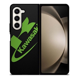 KAWASAKI MOTOR LOGO CARBON Samsung Galaxy Z Fold 5 Case Cover KAWASAKI MOTOR LOGO CARBON Samsung Galaxy Z Fold 5 Case Cover