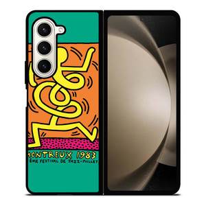 KEITH HARING MONTREUX 1983 Samsung Galaxy Z Fold 5 Case Cover KEITH HARING MONTREUX 1983 Samsung Galaxy Z Fold 5 Case Cover