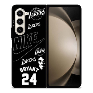 KOBER BRYANT LAKERS NIKE BLACK Samsung Galaxy Z Fold 5 Case Cover KOBER BRYANT LAKERS NIKE BLACK Samsung Galaxy Z Fold 5 Case Cover