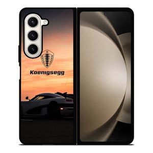 KOENIGSEGG CAR SUNSET LOGO Samsung Galaxy Z Fold 5 Case Cover KOENIGSEGG CAR SUNSET LOGO Samsung Galaxy Z Fold 5 Case Cover