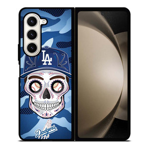 LA DODGERS SKULL CAMO Samsung Galaxy Z Fold 5 Case Cover LA DODGERS SKULL CAMO Samsung Galaxy Z Fold 5 Case Cover