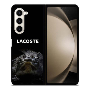 LACOSTE CROCODILE BLACK Samsung Galaxy Z Fold 5 Case Cover LACOSTE CROCODILE BLACK Samsung Galaxy Z Fold 5 Case Cover