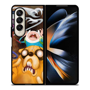 ADVENTURE TIME FINN AND JAKE CARTOON Samsung Galaxy Z Fold 4 Case Cover ADVENTURE TIME FINN AND JAKE CARTOON Samsung Galaxy Z Fold 4 Case Cover