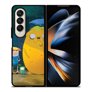 ADVENTURE TIME MY NEIGHBOUR TOTORO Samsung Galaxy Z Fold 4 Case Cover