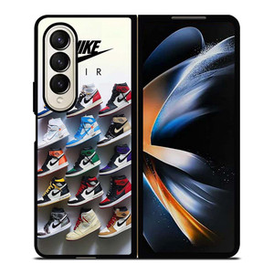 AIR JORDAN NIKE COLLAGE Samsung Galaxy Z Fold 4 Case Cover AIR JORDAN NIKE COLLAGE Samsung Galaxy Z Fold 4 Case Cover