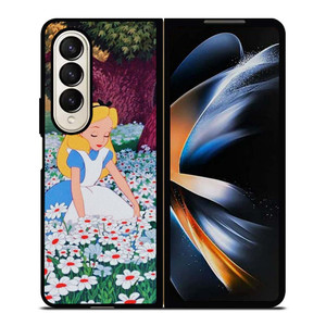 ALICE IN WONDERLAND FLOWER Samsung Galaxy Z Fold 4 Case Cover