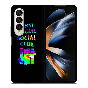 ANTI SOCIAL CLUB UNDEFEATED RAINBOW Samsung Galaxy Z Fold 4 Case Cover ANTI SOCIAL CLUB UNDEFEATED RAINBOW Samsung Galaxy Z Fold 4 Case Cover