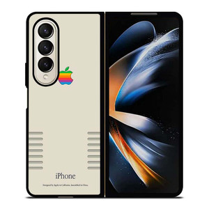 APPLE LOGO RETRO Samsung Galaxy Z Fold 4 Case Cover APPLE LOGO RETRO Samsung Galaxy Z Fold 4 Case Cover
