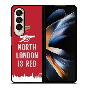 ARSENAL NORTH LONDON IS RED 2 Samsung Galaxy Z Fold 4 Case Cover ARSENAL NORTH LONDON IS RED 2 Samsung Galaxy Z Fold 4 Case Cover
