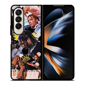 ASAP ROCKY RAPPER COLLAGE Samsung Galaxy Z Fold 4 Case Cover