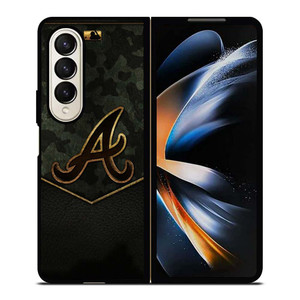 ATLANTA BRAVES EMBLEM Samsung Galaxy Z Fold 4 Case Cover ATLANTA BRAVES EMBLEM Samsung Galaxy Z Fold 4 Case Cover