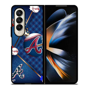 ATLANTA BRAVES LOVE BASEBALL Samsung Galaxy Z Fold 4 Case Cover