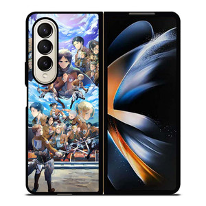 ATTACK ON TITAN ANIME CHARACTER Samsung Galaxy Z Fold 4 Case Cover ATTACK ON TITAN ANIME CHARACTER Samsung Galaxy Z Fold 4 Case Cover