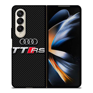 AUDI TT RS CARBON LOGO Samsung Galaxy Z Fold 4 Case Cover AUDI TT RS CARBON LOGO Samsung Galaxy Z Fold 4 Case Cover