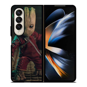 BABY GROOT GUARDIAN OF THE GALAXY MARVEL Samsung Galaxy Z Fold 4 Case Cover BABY GROOT GUARDIAN OF THE GALAXY MARVEL Samsung Galaxy Z Fold 4 Case Cover