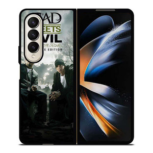 BAD MEETS EVIL RAPPER DUO Samsung Galaxy Z Fold 4 Case Cover BAD MEETS EVIL RAPPER DUO Samsung Galaxy Z Fold 4 Case Cover