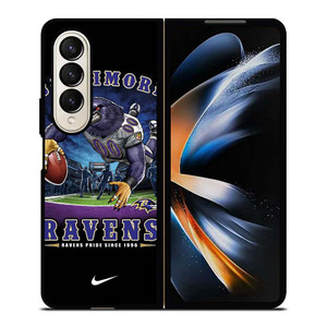 BALTIMORE RAVENS NFL ART Samsung Galaxy Z Fold 4 Case Cover BALTIMORE RAVENS NFL ART Samsung Galaxy Z Fold 4 Case Cover