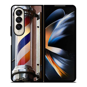 BARBER POLE HAIR CUT 2 Samsung Galaxy Z Fold 4 Case Cover BARBER POLE HAIR CUT 2 Samsung Galaxy Z Fold 4 Case Cover