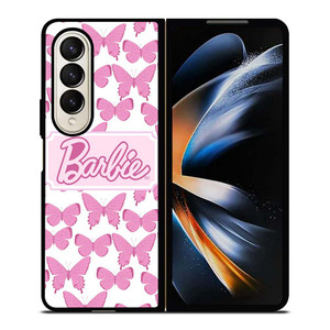 BARBIE BUTTERFLY PINK Samsung Galaxy Z Fold 4 Case Cover BARBIE BUTTERFLY PINK Samsung Galaxy Z Fold 4 Case Cover